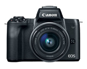 EOS M50 Mirrorless Vlogging Camera Kit with EF-M 15-45mm Lens by Canon – 45mm, Plastic, Black, Model 2680C011