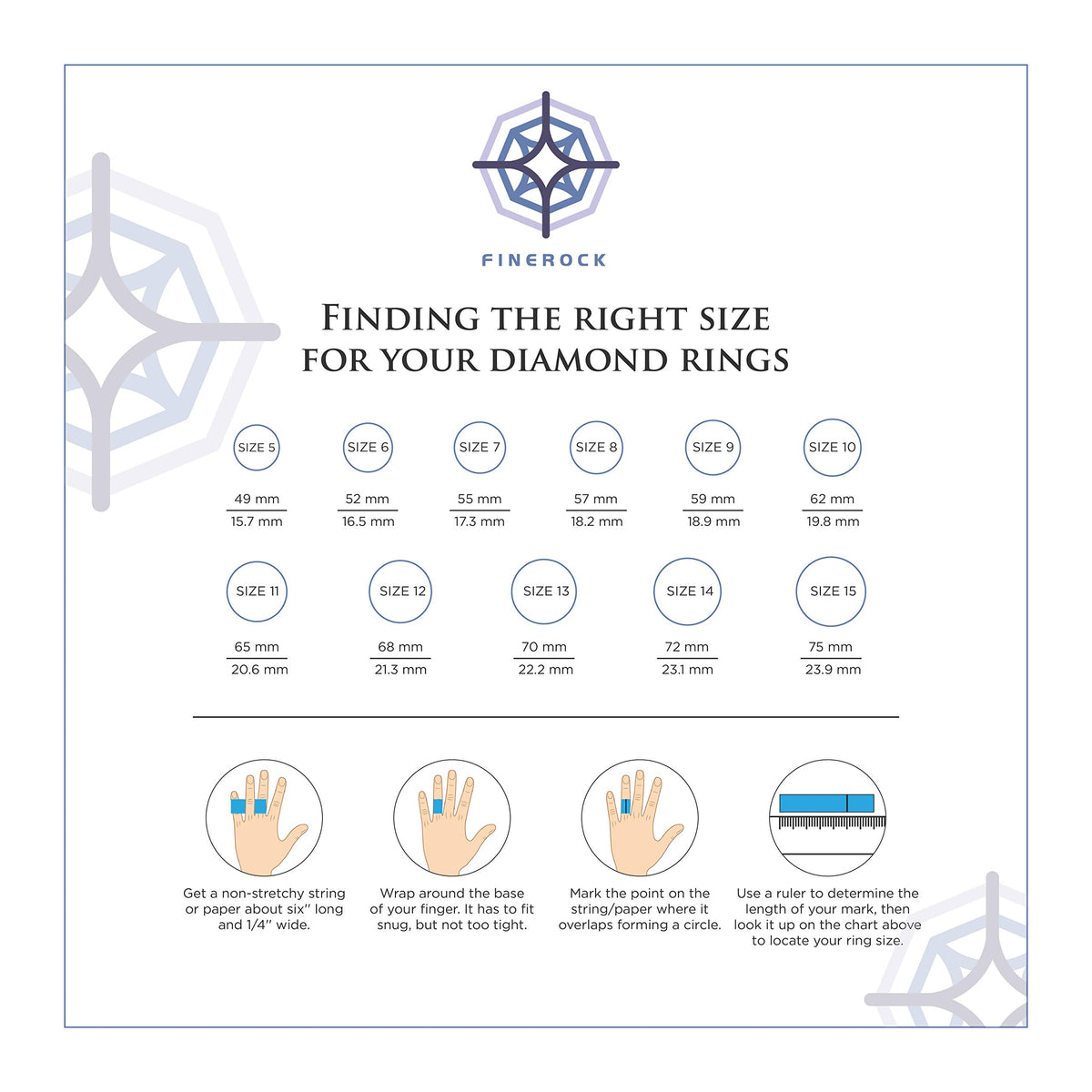 1/2 Carat Channel Set Diamond Wedding Eternity Ring Band in 14K White Gold (Ring Size 6.5) by FINEROCK – 6.5, Metal, White Gold, Model RG-13680-I2I3-14KW-6.5