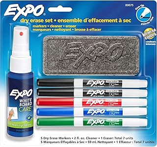 EXPO Seven Piece Low Odor Dry Erase Starter Set (80675)