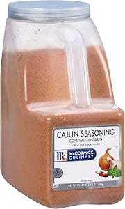McCormick Culinary Cajun Seasoning, 6 lb - One 6 Pound Container of Cajun Seasoning Mix, Made to Enhance Catfish, Crawfish, Jambalaya, Gumbo and More