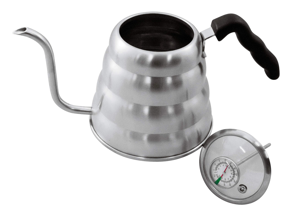 World Cuisine Pour Over Kettle by PADERNO – One Size, Stainless Steel, Gray, Model A5100014
