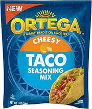 Ortega Seasoning Mix, Cheesy Taco Seasoning, 1 Ounce (Pack of 12)