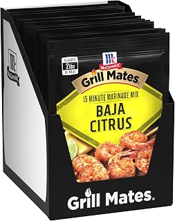 McCormick Grill Mates Baja Citrus Marinade Mix, 1 oz (Pack of 12)