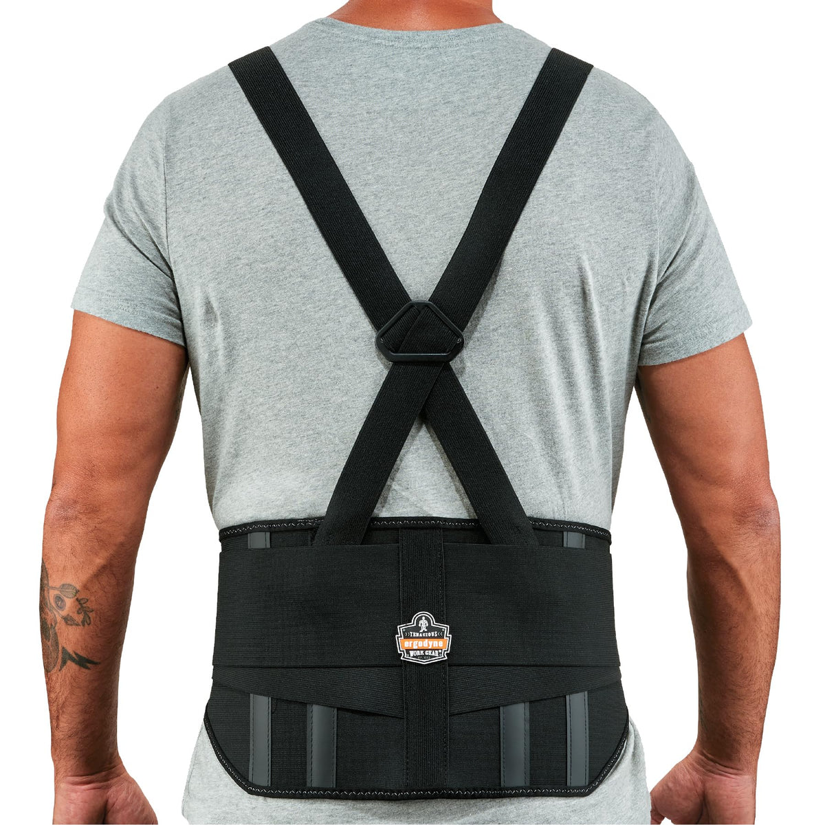 ProFlex 1600 Back Support Brace by Ergodyne – Medium, Polyester, Black, Model 11103
