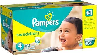Pampers Swaddlers Diapers Size 4, 104 Count