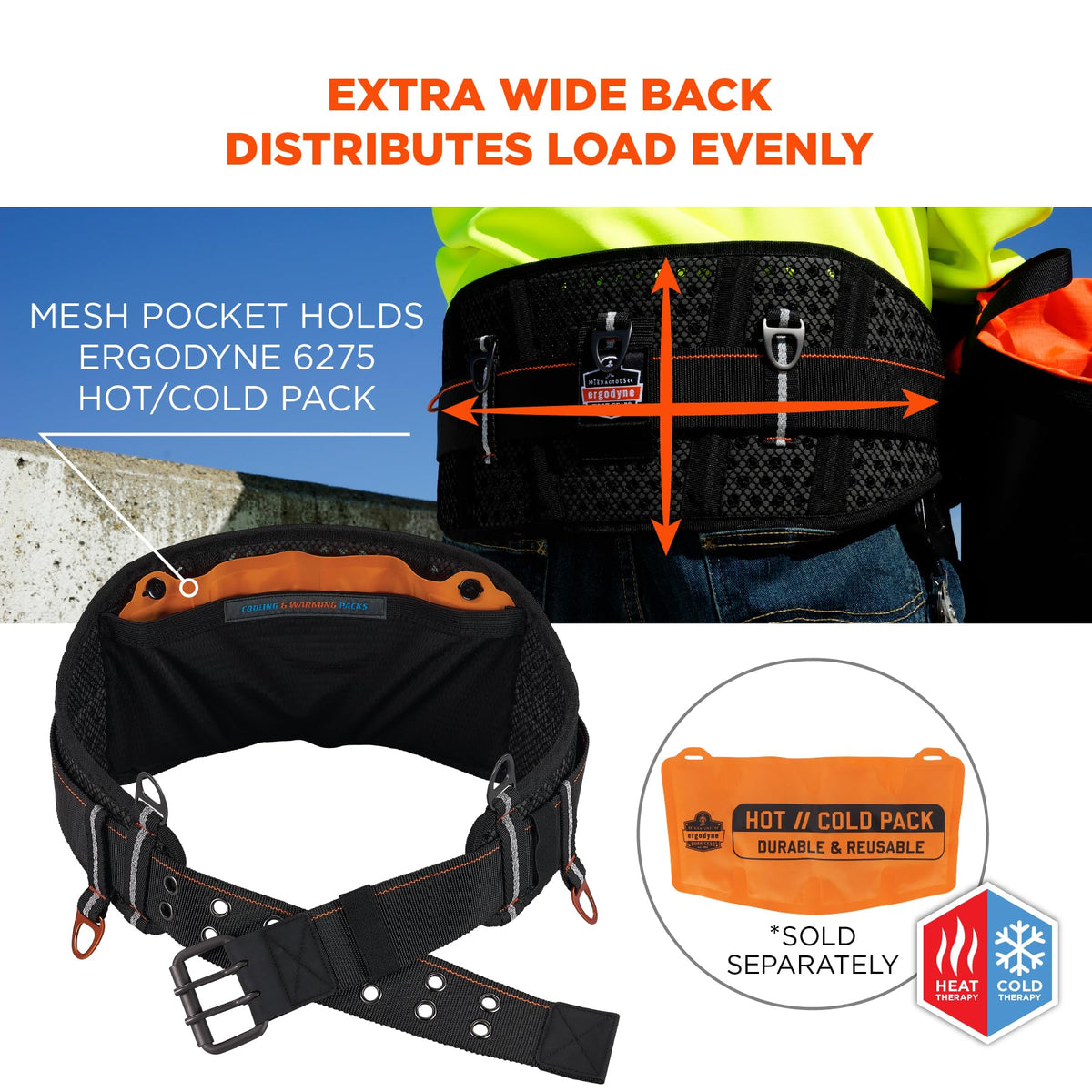 Ergodyne M/L / Black / Tool Belt - 7" Tool Belts