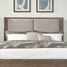 Liberty Furniture South Bend King Upholstered Shelter Headboard for Bed Frame Contemporary - Burnished Clay