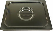 PADERNO World Cuisine 7 inches by 6 1/4 inches Stainless-steel Standard Lid for Hotel Pan - 1/6