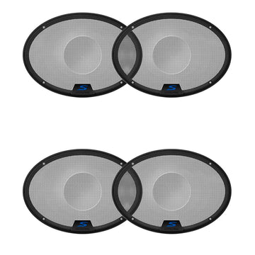 (2 KTE-S69G 6x9 S-Series Speaker Grill Bundle by Alpine – Model AlpineBDL241108-08