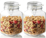 Bormioli Rocco SYNCHKG017035 Fido Glass Canning Jar Italian (Pack of 2)