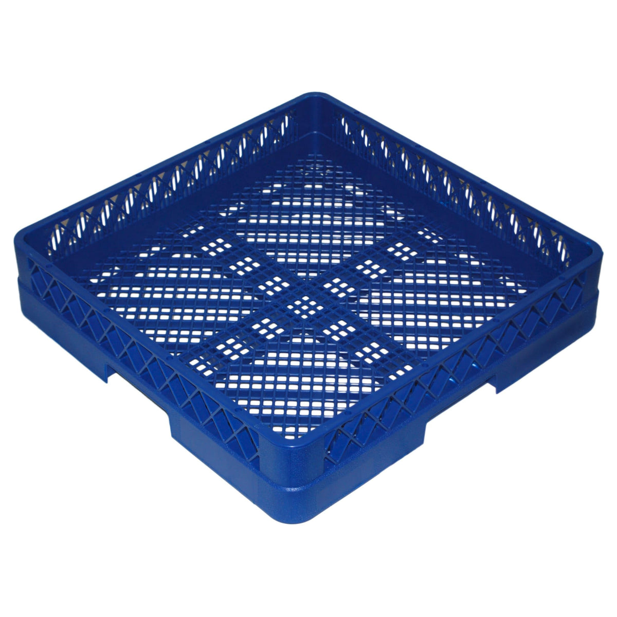 Traex Blue 19-3/4SQ x 4" H Flatware Rack by Vollrath – 19.75 inches x 19.75 inches x 4 inches, Plastic, Blue, Model TR2-44