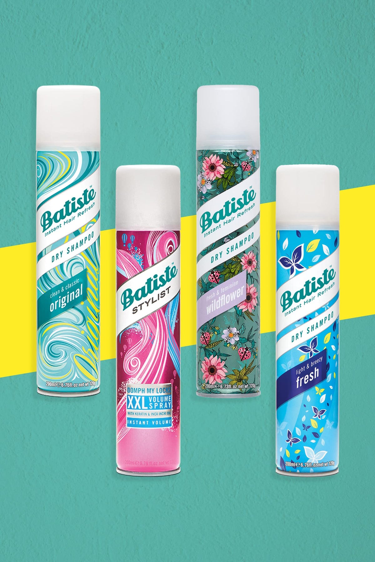 Shampoo Dry Bare 6.73 Ounce (200ml) (3 Pack) by Batiste – 6.73 Fl Oz (Pack of 3), Pack of 3, Model 52983
