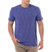 Men's Quick Dry Short Sleeve Tee – Jersey, Navy Blue Heather, Model WRT21890