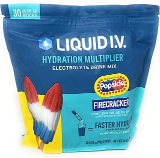 Liquid I.V. Hydration Multiplier Popsicle Firecracker - 60 Sticks