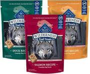 Blue Buffalo Wilderness Crunchy Dog Biscuits Variety Pack, Grain-Free, 3 ct