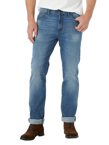 Men's Extreme Motion Bi-Stretch Slim Straight Leg Jean by Lee – Cotton, Admiral, Model 2017228