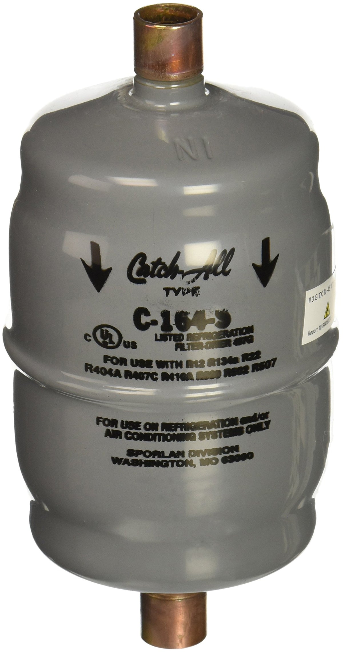 Filter Drier 1/2 Odf Solder by SPORLAN – Model C-164-S