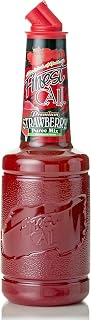 Finest Call Premium Strawberry Puree Drink Mix, 1 Liter Bottle (33.8 Fl Oz), Individually Boxed
