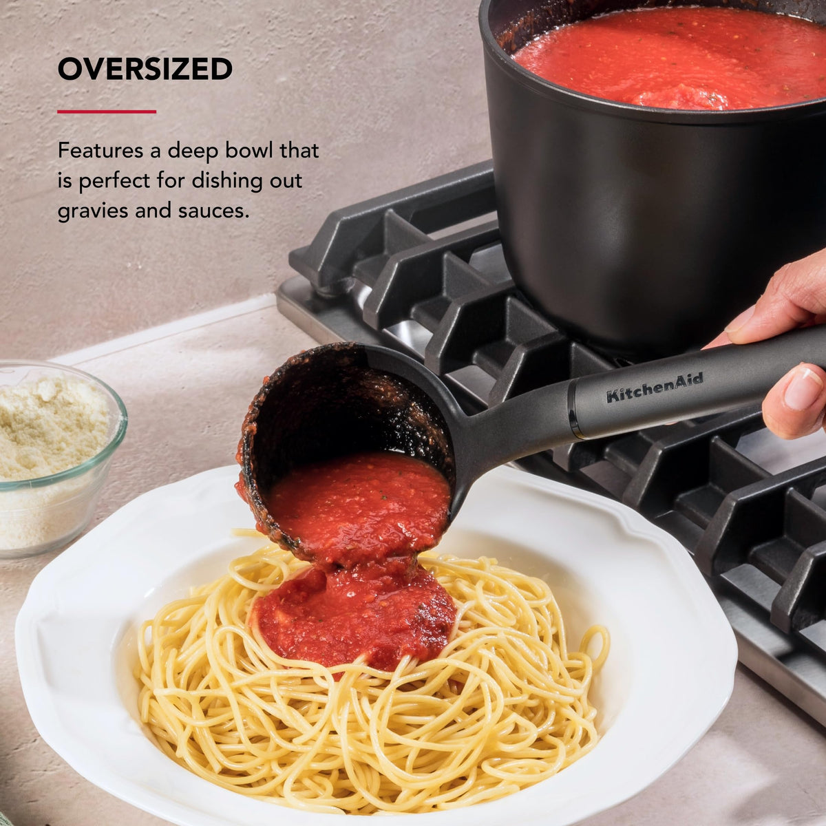 KitchenAid Black / 12.3-Inch / 1 Ladles