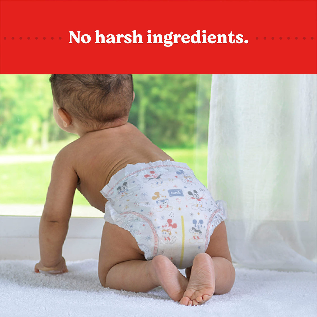 Snug & Dry Diapers by HUGGIES – 124 Count (Pack of 1), Rubber, White, Model 44676
