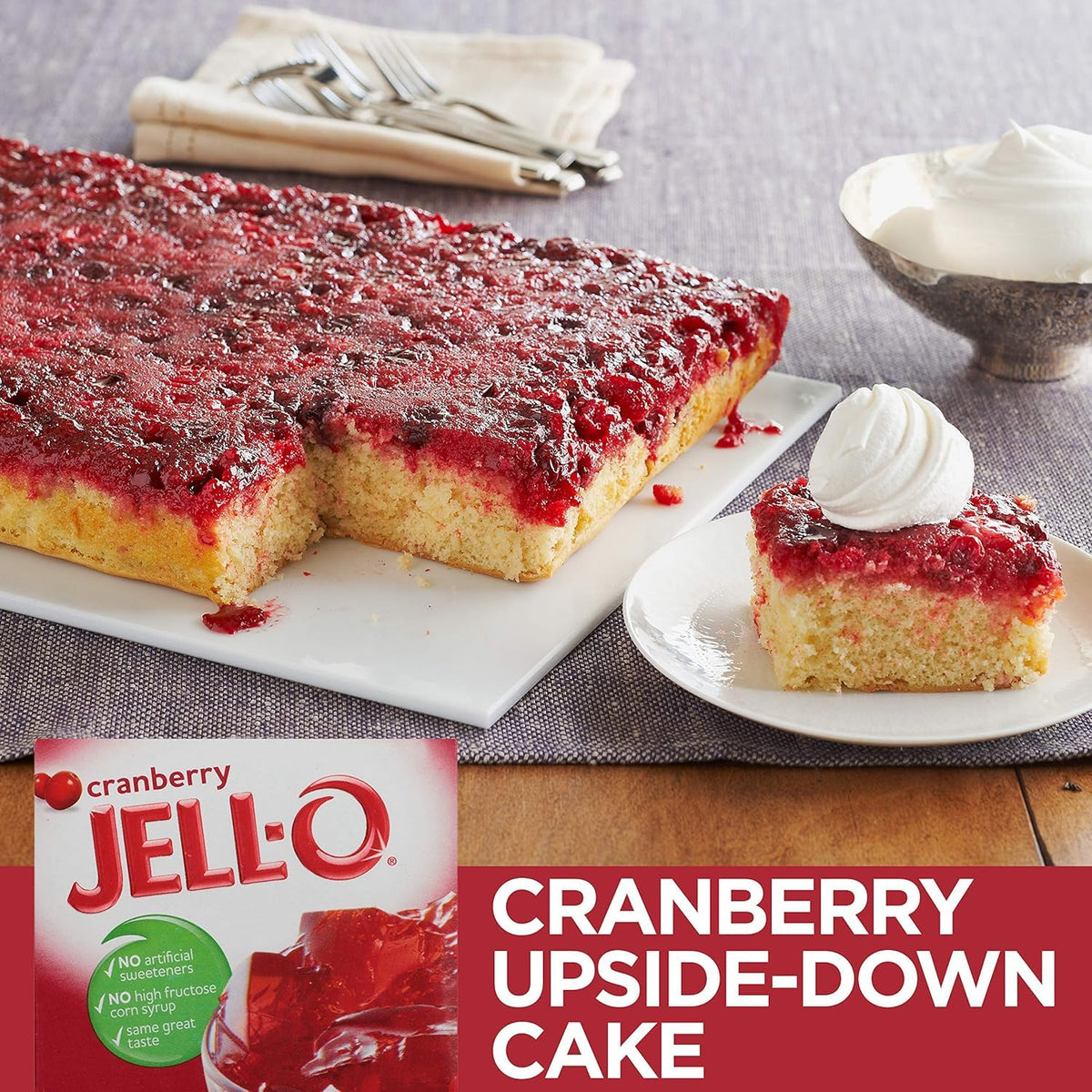 Jell-O Cranberry & Tapioca / 3 Ounce (Pack of 8) / 8 Pudding Mixes