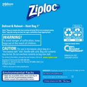 Storage Bags with New Grip 'n Seal Technology by Ziploc – 19 Count, 1.0 gallons, Plastic, Clear