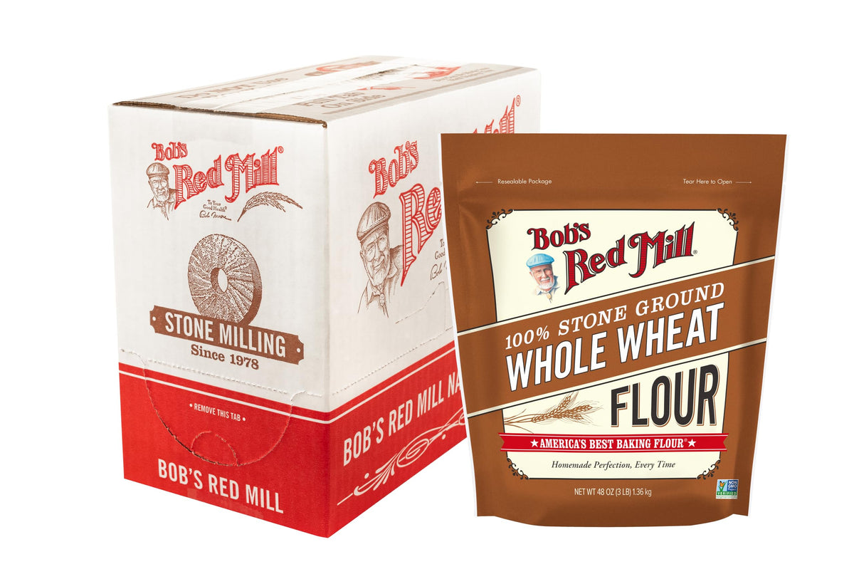 Bob's Red Mill 48 Ounce (Pack of 4) / 4 Wheat Flours & Meals