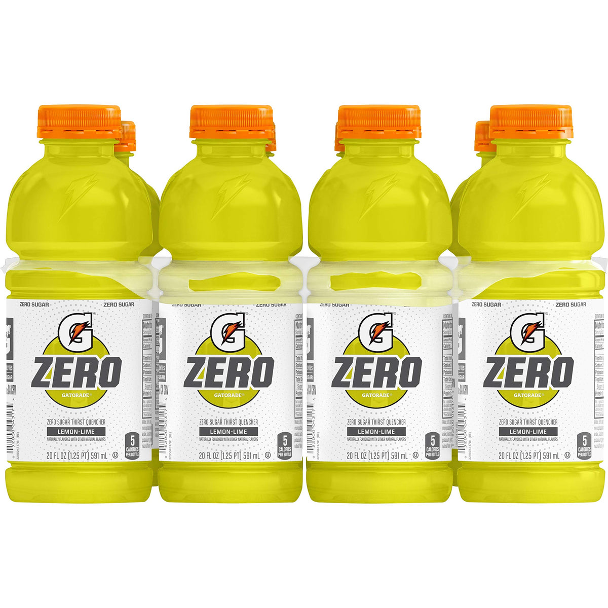 Zero Sugar Thirst Quencher by Gatorade – 20 Ounce, Pack of 24