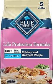 Blue Buffalo Life Protection Formula Chicken Small Breed Puppy Food, 5 lb