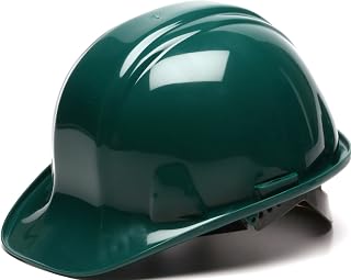 Pyramex Safety SL Series Cap Style Hard Hat, 4-Point Snap Lock Suspension