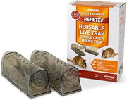 JT Eaton Repete Humane Reusable Mouse Trap - Easy Catch & Release Rodent Control - 12 Boxes of 2