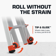 Select Step 5-8 ft Stepladder by Little Giant – 5'-8', Aluminum, Black, Model 15125-001