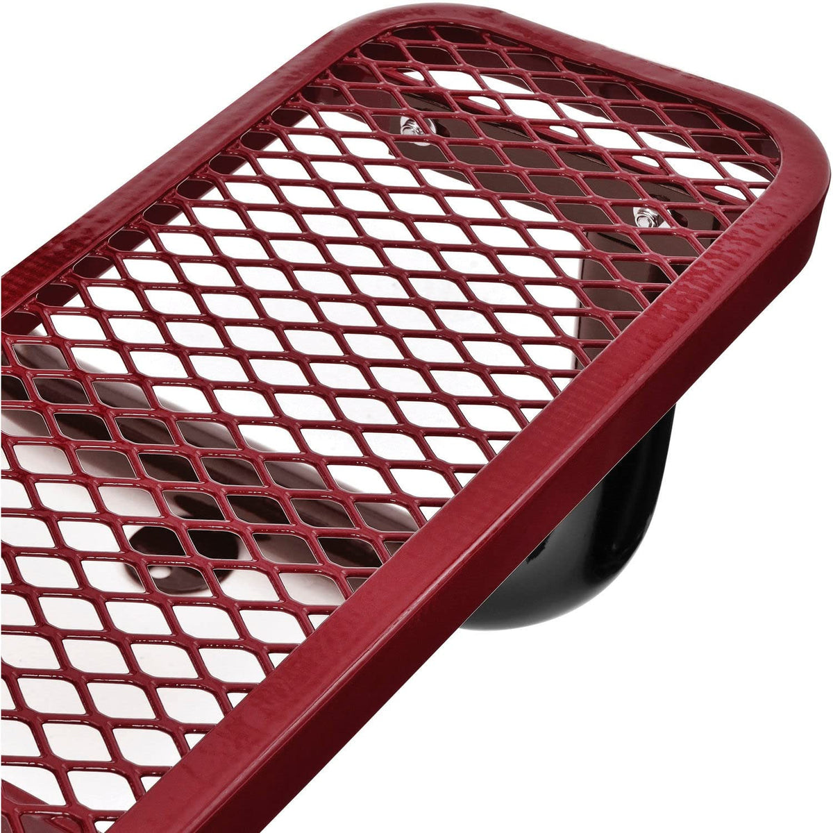 Global Industrial Red / 62 inches x 48 inches x 29.5 inches / Industrial Picnic Tables