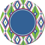 Creative Converting 8 Count Paper Banquet Plates, Diamond Ikat