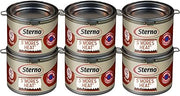 Sterno mores Heat Ethanol Fuel, 45-Minute Burn, 6 Pack | UL 2997 validated, bio-based gel, specifically designed for roasting marshmallows, indoor or outdoor