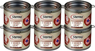 Sterno mores Heat Ethanol Fuel, 45-Minute Burn, 6 Pack | UL 2997 validated, bio-based gel, specifically designed for roasting marshmallows, indoor or outdoor
