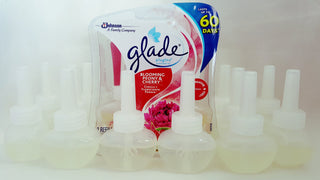 12 Blooming Peony & Cherry Plugins Scented Oil Refills No Outer Package by Glade – 1 Count (Pack of 12), Pink, Pack of 12