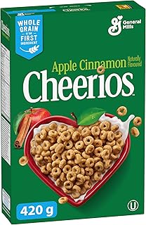 Cheerios Apple Cinnamon Cereal, 420g/14.7 oz. Box (Imported from Canada)