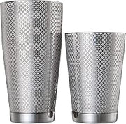 Barfly Diamond Lattice Shaker Set, Stainless Steel