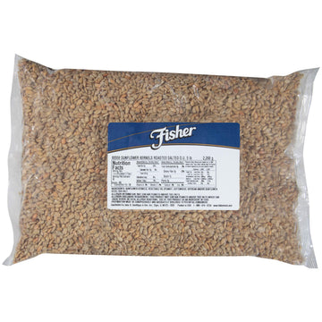 Sunflower Kernels - Roasted & Salted by Fisher – 80.0 Ounce (Pack of 1)