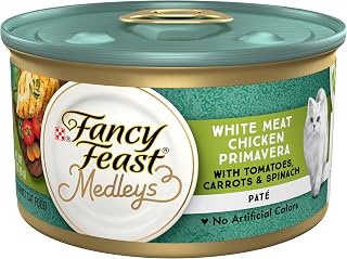 Fancy Feast Purina Medleys Chicken Primavera Cat Food (24 Pack) 3 oz Cans
