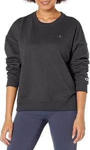 Champion Women's Crewneck Sweatshirt, Powerblend, Fleece Sweatshirt, Best Sweatshirt for Women (Plus Size Available)