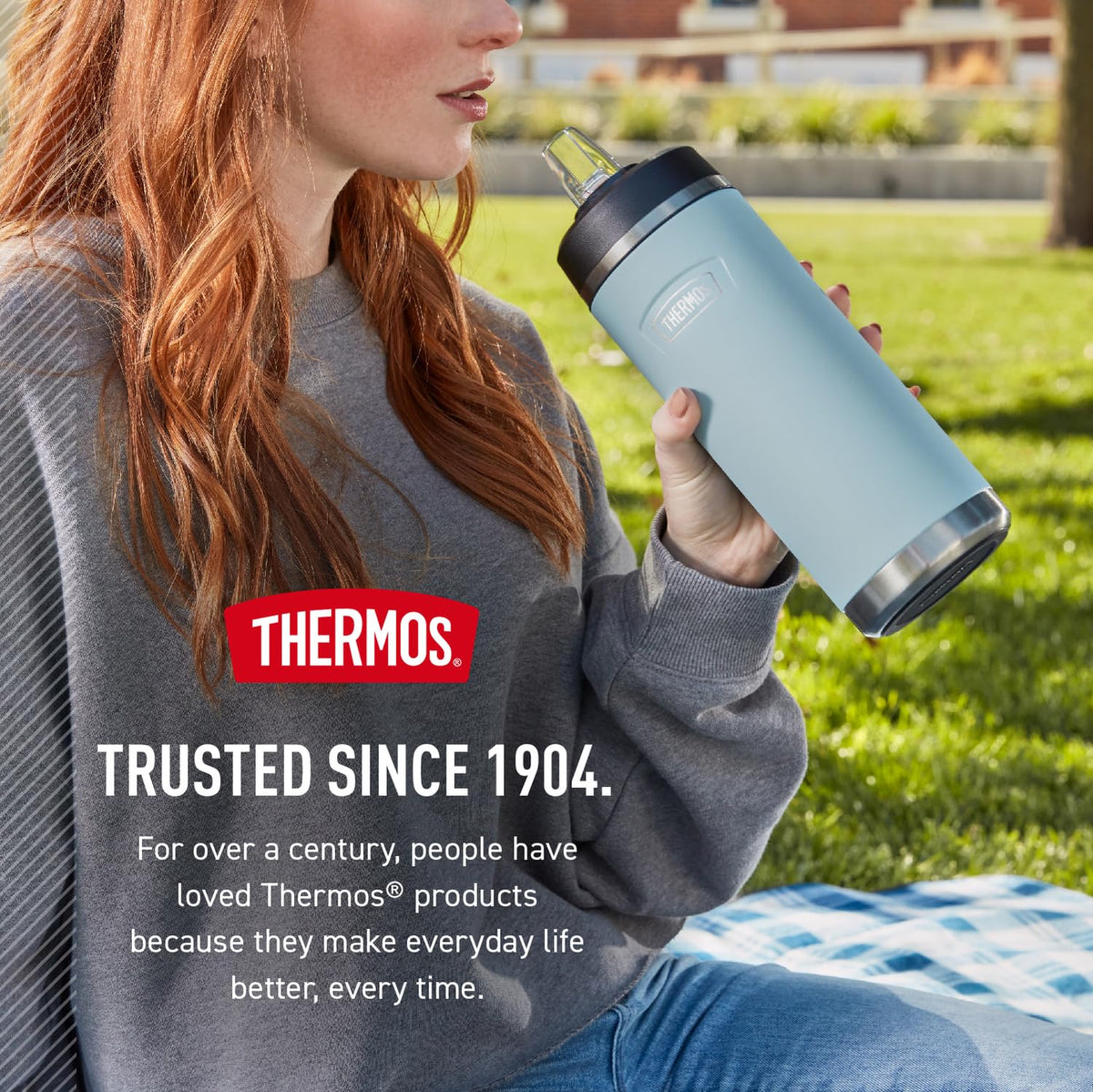 THERMOS 24 Ounces / Glacier / 24.0 fluid_ounces Thermoses