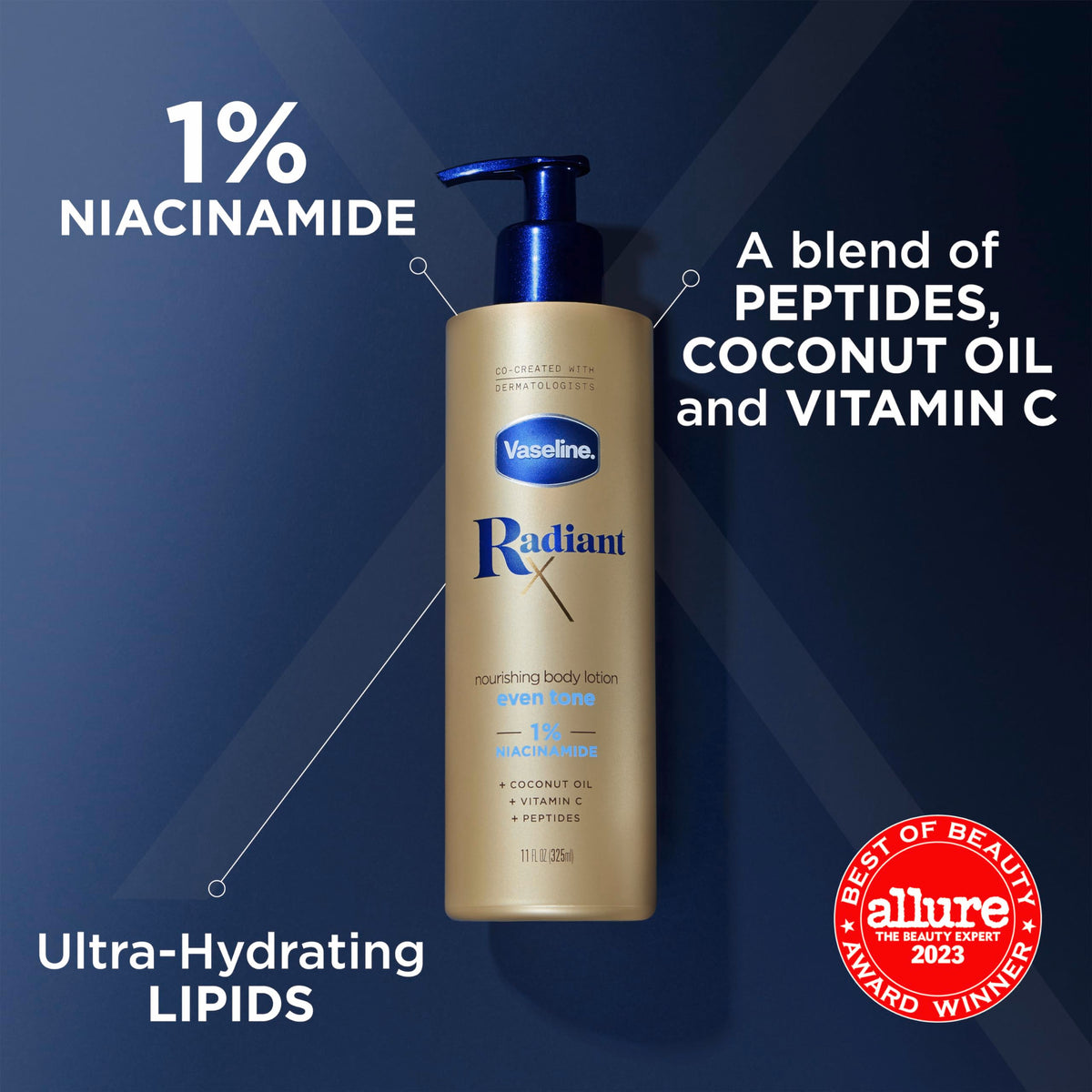 Vaseline Skin Moisturizer + Body Oil, Hydrating / 14.7 Fl Oz (Pack of 1) / 1 Lotions
