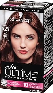 Schwarzkopf Color Ultime Hair Color Cream, 5.28 Cocoa Red (Packaging May Vary)