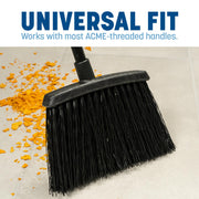 Carlisle FoodService Products Pack of 12, 48 Inches / Black / Pack of 12 Angle Brooms