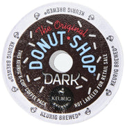 Dark Keurig Single-Serve K-Cup Pods by The Original Donut Shop – 12 Count (Pack of 6), Model COMINHKPR71036