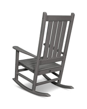 ® Vineyard Porch Rocking Chair in Mahogany by Polywood – 27.25 x 34.25 x 45.88 inches, Genuine POLYWOOD lumber, HDPE material, Mahogany, Model R140MA