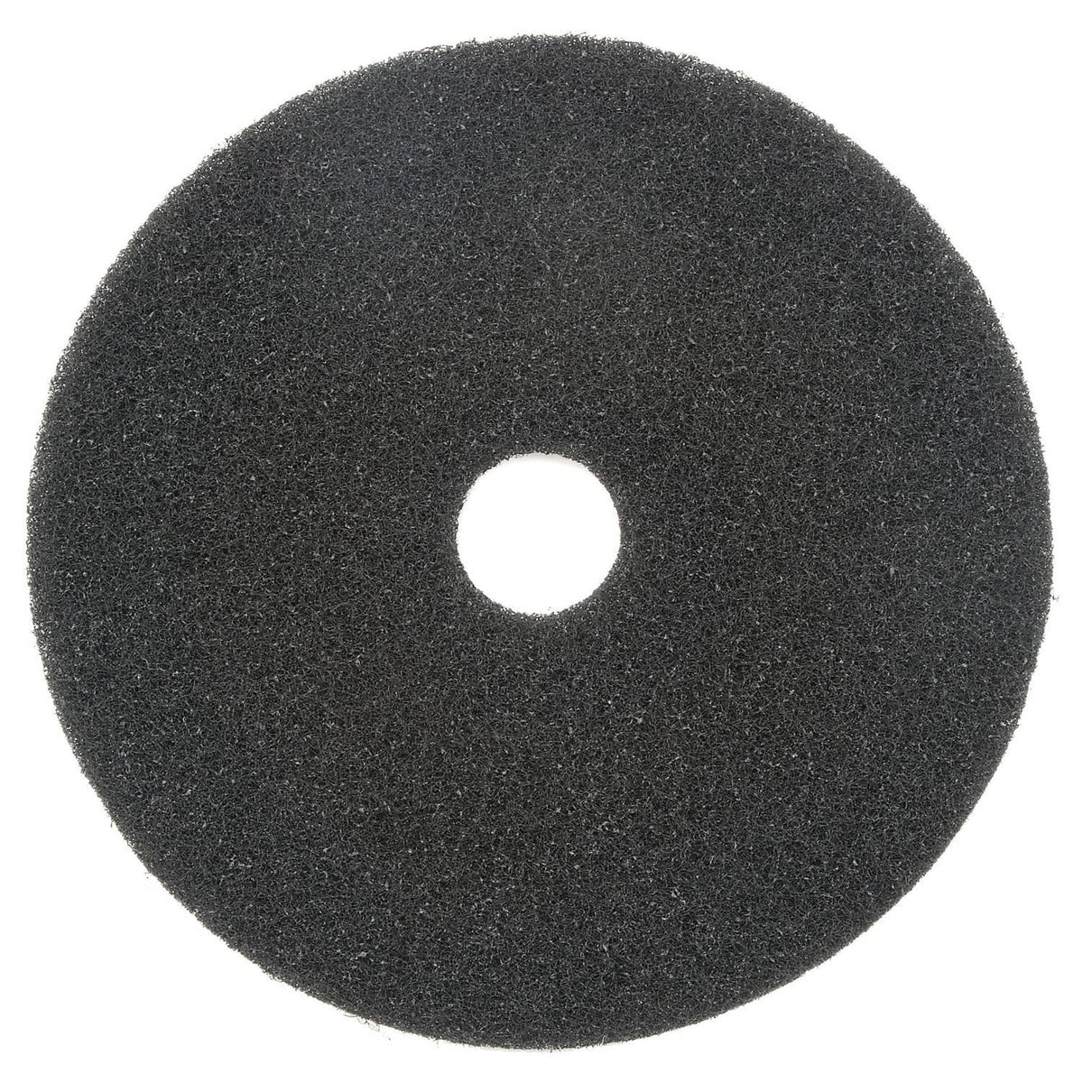17" Black Stripping Pad by Global Industrial – 17.5"L x 17.5"W x 5"H, Wax, Black, Model 400117