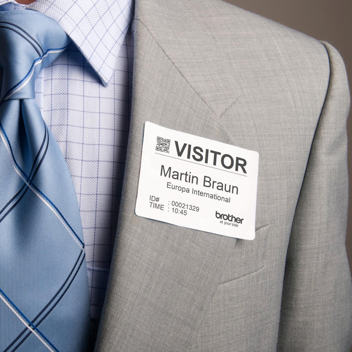 Brother Name Badge Labels (86 x 60 mm) / Classic / Black Laser & Inkjet Printer Labels